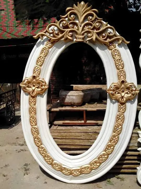 Oval FRP mirror frame