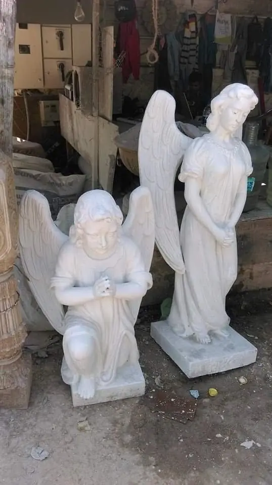 FRP angel statues