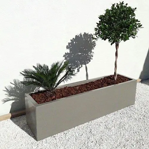 Long trough planter