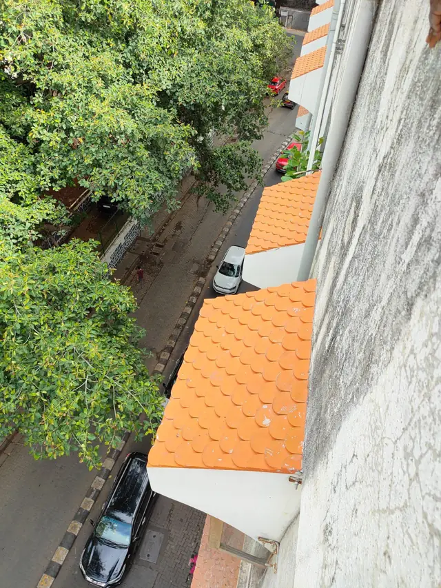 Orange tile FRP chajja