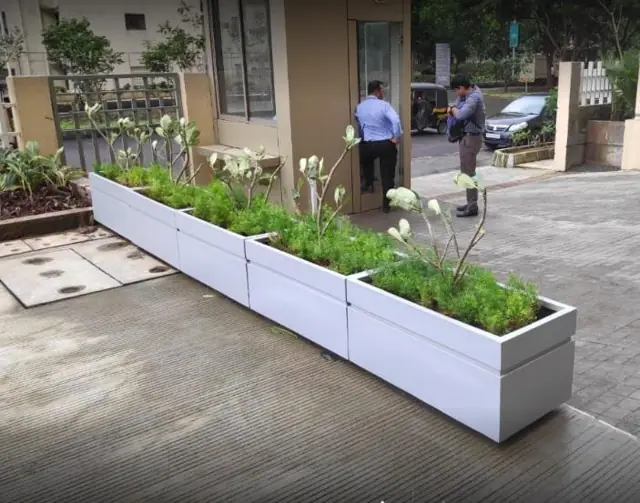 FRP Planters — Rustomjee — Aurelia & Crown