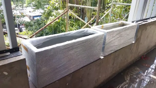 Rectangular Planters with Tray — The Wadhwa Group — Epic Centre (Pepsico)